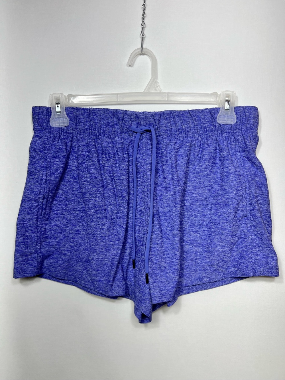 Athletic Works Women's Heathered Blue Athletic Shorts